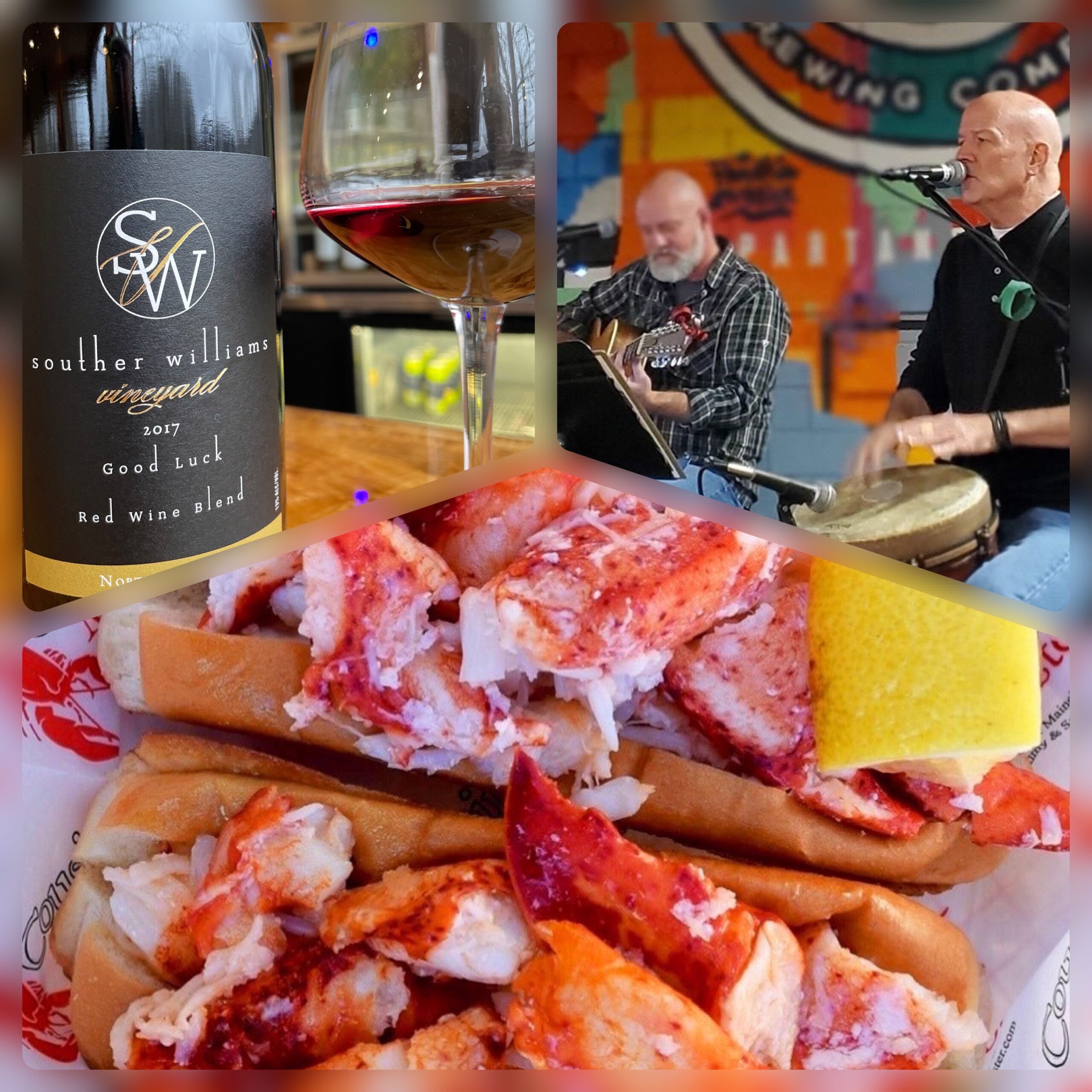 Cousins Maine Lobster, Bill and Tad's Excellent Duo, Souther Williams Vineyard