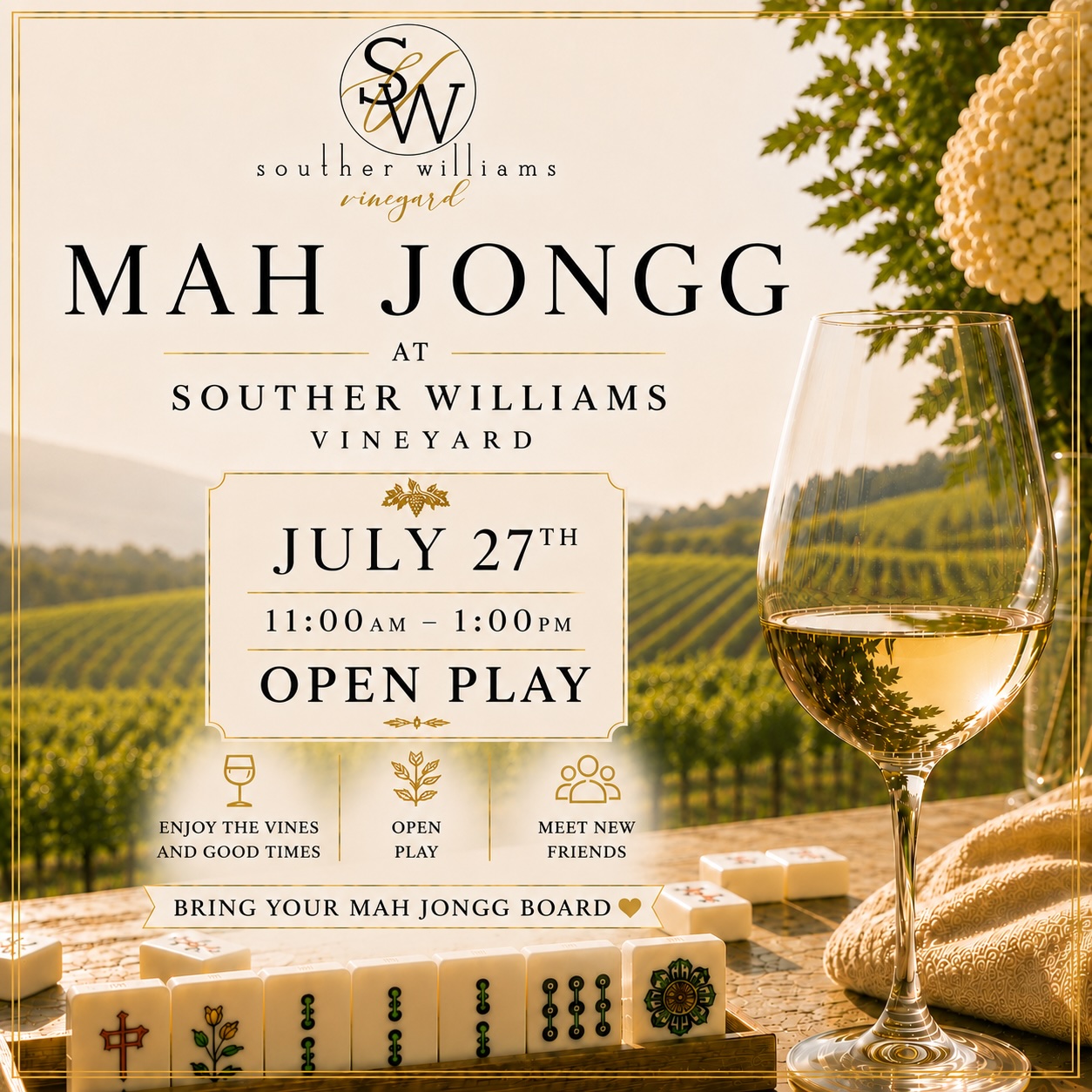 Mah Jongg, Vineyard