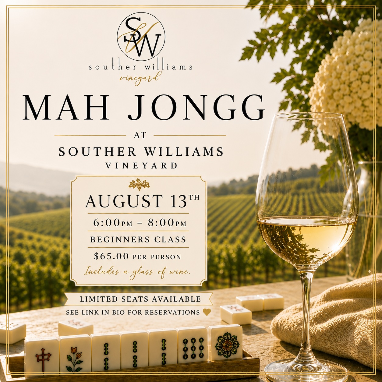 Mah Jongg Beginners Class